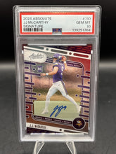 Load image into Gallery viewer, 2024 Panini Absolute #110 Jj Mccarthy Signature PSA 10
