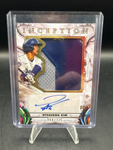 Load image into Gallery viewer, 2025 Topps Inception #IAJP-HK Hyeseong Kim Inception Autograph Jumbo Patch #/125
