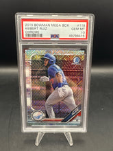 Load image into Gallery viewer, 2019 Bowman #BCP-118 Keibert Ruiz Chrome Prospects Mojo Refractors PSA 10
