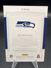 Load image into Gallery viewer, 2019 Panini National Treasures #RS-DK DK Metcalf Rookie Signatures RPS #/99
