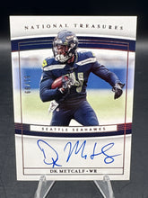 Load image into Gallery viewer, 2019 Panini National Treasures #RS-DK DK Metcalf Rookie Signatures RPS #/99
