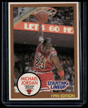 Load image into Gallery viewer, 1990 Kenner Starting Lineup Cards #NNO Michael Jordan
