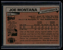 Load image into Gallery viewer, 1981 Topps #216 Joe Montana
