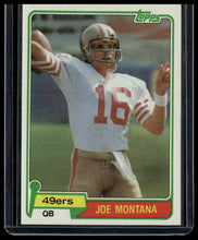 Load image into Gallery viewer, 1981 Topps #216 Joe Montana
