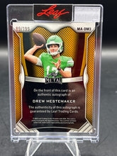 Load image into Gallery viewer, 2025 Leaf Web Exclusives Metal Autographs Prismatic Green Drew Mestemaker #/199
