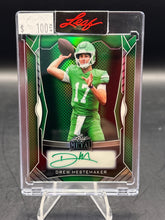 Load image into Gallery viewer, 2025 Leaf Web Exclusives Metal Autographs Prismatic Green Drew Mestemaker #/199
