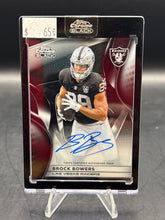 Load image into Gallery viewer, 2025 Topps Chrome Black #AU-BB Brock Bowers Autographs
