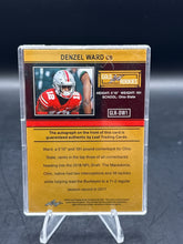 Load image into Gallery viewer, 2018 Leaf Ultimate Draft - 1991 Leaf Rookie Autographs Gold Denzel Ward #/25
