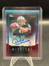 Load image into Gallery viewer, 2024 Topps Midnight Archie Manning Stroke of Midnight Autographs Moonrise #/25
