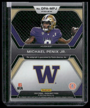 Load image into Gallery viewer, 2024 Panini Prizm Draft Picks Michael Penix Jr. Autographs Neon Pink Pulsar #/15
