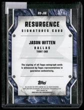 Load image into Gallery viewer, 2024 Topps Resurgence Jason Witten Resurgence Signatures Orange Power Surge #/25

