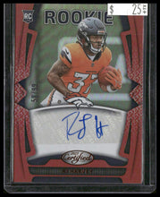 Load image into Gallery viewer, 2025 Panini Certified #RSI-RHY RJ Harvey Rookie Signatures Mirror Red #/99
