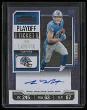 Load image into Gallery viewer, 2023 Panini Contenders #131b Sam LaPorta Playoff Ticket #/149
