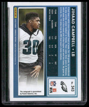 Load image into Gallery viewer, 2025 Donruss #343 Jihaad Campbell Rated Rookies Autographs Gold #/25
