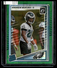 Load image into Gallery viewer, 2025 Donruss Optic #297 Andrew Mukuba Green Pandora #/25
