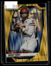 Load image into Gallery viewer, 2025 Panini Prizm Draft Picks #176 Brock Purdy Prizms Gold Flash #/49
