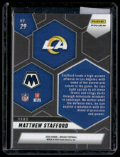Load image into Gallery viewer, 2025 Panini Mosaic #29 Matthew Stafford Montage Mosaic White #/25
