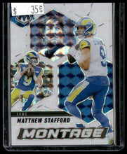 Load image into Gallery viewer, 2025 Panini Mosaic #29 Matthew Stafford Montage Mosaic White #/25
