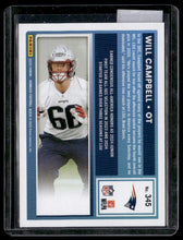 Load image into Gallery viewer, 2025 Donruss #345 Will Campbell Press Proofs Black #/10
