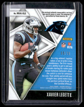 Load image into Gallery viewer, 2024 Panini Phoenix Xavier Legette Rising Rookie Autographs Jersey Logos #/10
