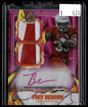 Load image into Gallery viewer, 2024 Resurgence Trey Benson Ignite Rookie Patch Autos Pink Power Surge #/10
