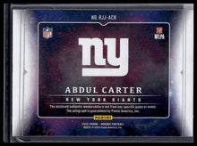 Load image into Gallery viewer, 2025 Panini Origins Abdul Carter Rookie Jumbo Patch Autographs Purple #/23
