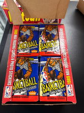 Load image into Gallery viewer, 1989 Fleer Basketball Wax Packs Box - 36 Sealed Packs Unsearched
