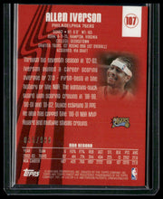 Load image into Gallery viewer, 2003-04 Finest #107 Allen Iverson Player-Worn Warm-Up #/999
