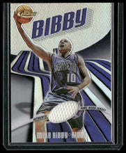Load image into Gallery viewer, 2003-04 Finest #108 Mike Bibby Refractors Game-Worn Jersey #/250
