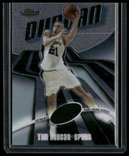 Load image into Gallery viewer, 2003-04 Finest #129 Tim Duncan Game-Worn Jersey #/999
