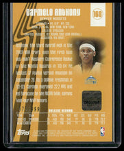 Load image into Gallery viewer, 2003-04 Finest #163 Carmelo Anthony Rookie Auto #/999
