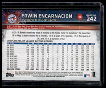 Load image into Gallery viewer, 2015 Topps #242 Edwin Encarnacion Sparkle Variation SSP

