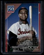 Load image into Gallery viewer, 2019 Topps #150-43 Larry Doby 150 Years of Professional Baseball Red #/10
