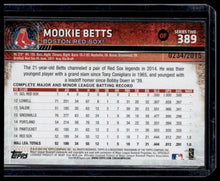 Load image into Gallery viewer, 2015 Topps #389 Mookie Betts Gold #/2015

