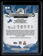 Load image into Gallery viewer, 2025 Topps Resurgence Amon-Ra St. Brown Signatures Red Power Surge Refractor #/5
