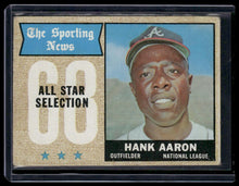 Load image into Gallery viewer, 1968 Topps #370 Hank Aaron
