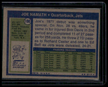 Load image into Gallery viewer, 1972 Topps #100 Joe Namath
