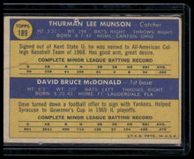Load image into Gallery viewer, 1970 Topps #189 Yankees 1970 Rookie Stars (Thurman Munson / Dave McDonald)
