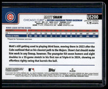 Load image into Gallery viewer, 2025 Topps Update #US200 Matt Shaw Real Ones Autographs
