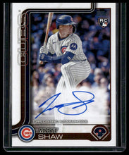 Load image into Gallery viewer, 2025 Topps Update #US200 Matt Shaw Real Ones Autographs
