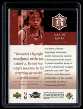 Load image into Gallery viewer, 2004-05 Upper Deck Rivals Box Set #6 LeBron James Gold
