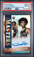 Load image into Gallery viewer, 2025 Topps Finest Masters Autographs Dylan Harper Masters Auto-Refractor PSA 10
