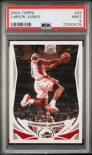 Load image into Gallery viewer, 2004 Topps #23 Lebron James PSA 9
