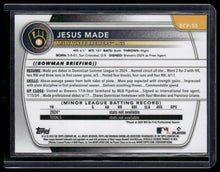 Load image into Gallery viewer, 2025 Bowman #BCP-50 Jesus Made Chrome Prospects Mojo Burgundy Refractor #/275
