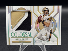 Load image into Gallery viewer, 2020 Panini National Treasures #CM-DB Drew Brees Colossal Materials Prime #/25
