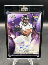 Load image into Gallery viewer, 2025 Topps Chrome Black Bhayshul Tuten Rookie Autographs Purple Refractor #/75
