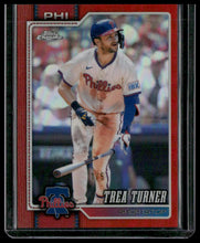 Load image into Gallery viewer, 2026 Topps Chrome #5 Trea Turner Red Refractors #/5
