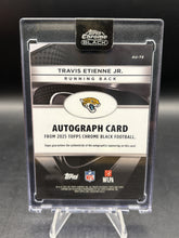Load image into Gallery viewer, 2025 Topps Chrome Black Travis Etienne Jr. Autos Purple Mini-Diamond #/75
