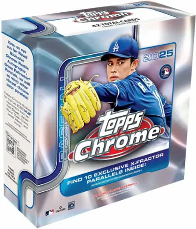 2025 Topps Chrome Baseball Mega 20 Box Case