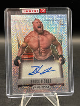 Load image into Gallery viewer, 2023 Panini Prizm WWE #TB-BLS Brock Lesnar Throwback Signatures Prizm Mojo #/25
